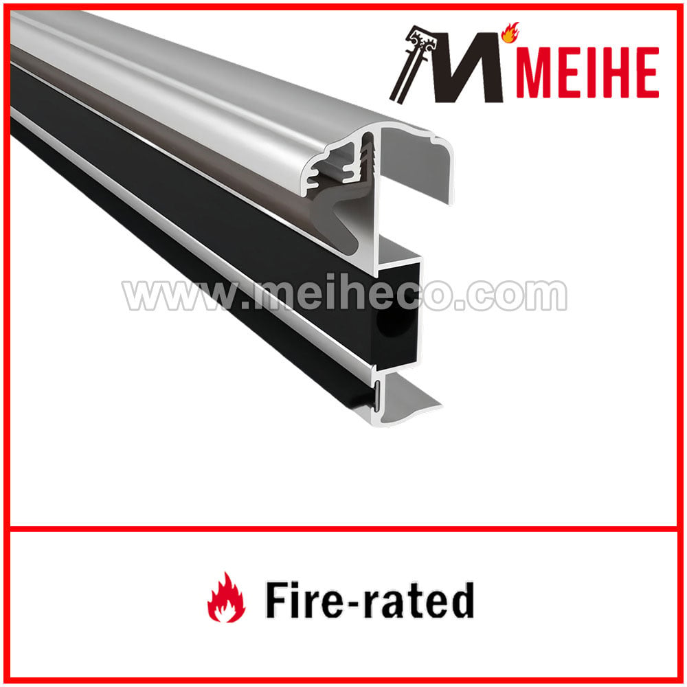 YDW601 Modern Colonial Style Aluminum Door Locking Astragals with Slide Bolt Durable Feature for Inswing Door