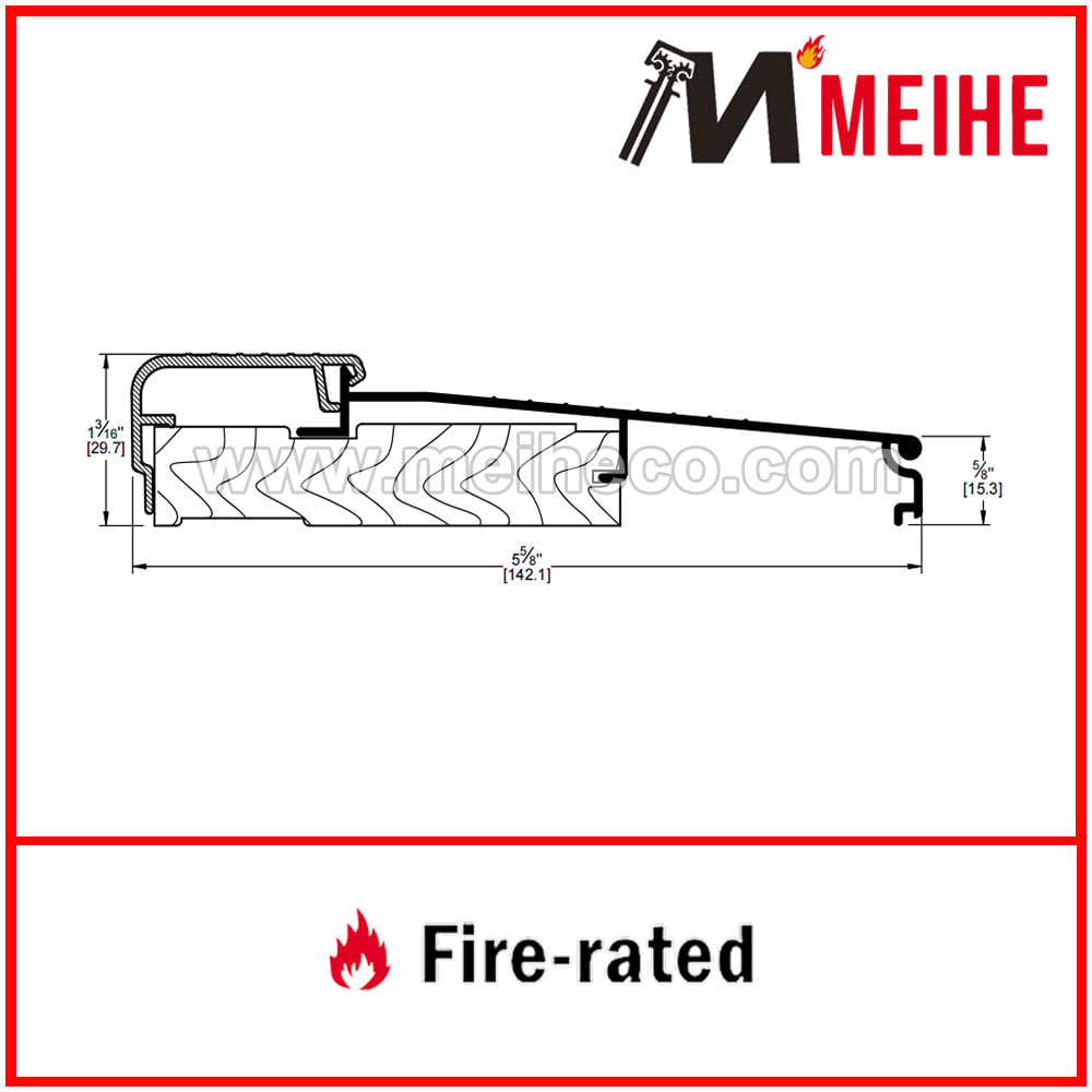 YDT508 Adjustable Thresholds Aluminum/Wood Sills