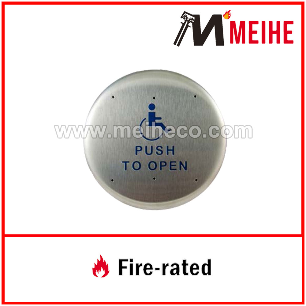 Modern 6-Inch Round Stainless Steel Door Push Plate 10PBR6 Made in China