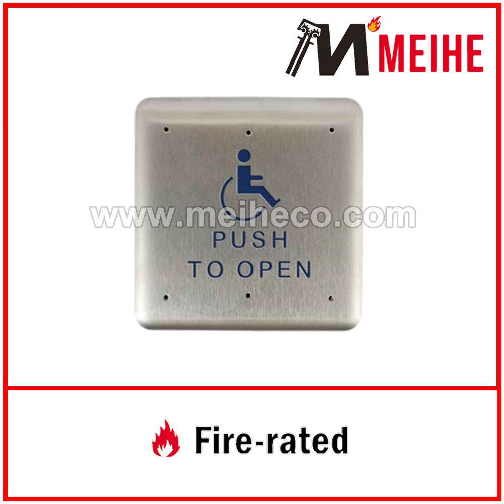 Modern Design 4.75 Inch Square Stainless Steel Door Push Plate 10PBS Hardware China ISO9001 Certified Easy Installation