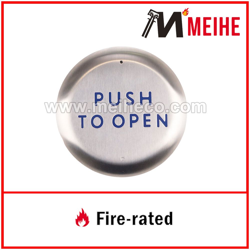 4.5 Inch Round Push Plate Modern Design Stainless Steel Material Made in China Low Price-10PBR45