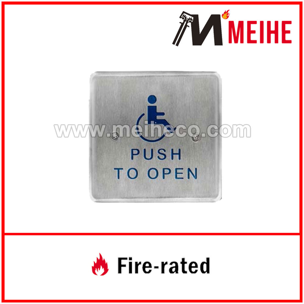 10PBS451 Modern 4.5 Inch Square Stainless Steel Door Push Plate Low Price Made in China Hardware