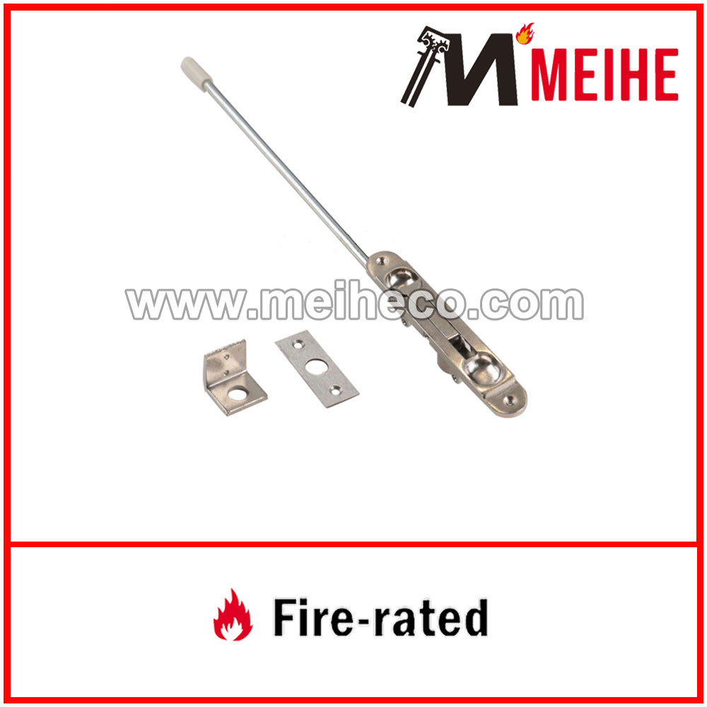 Meihe MFB003 Manual Durable Security Aluminum Alloy Flush Bolt Clear Anodized Finish Modern Design Easy Installation for Doors