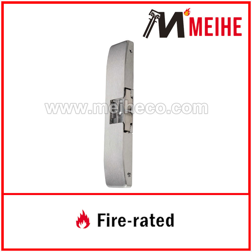 ES010 Stainless Steel Surface Mounted  Electric Strike Works with Rim Exit Devices up  to a 3/4