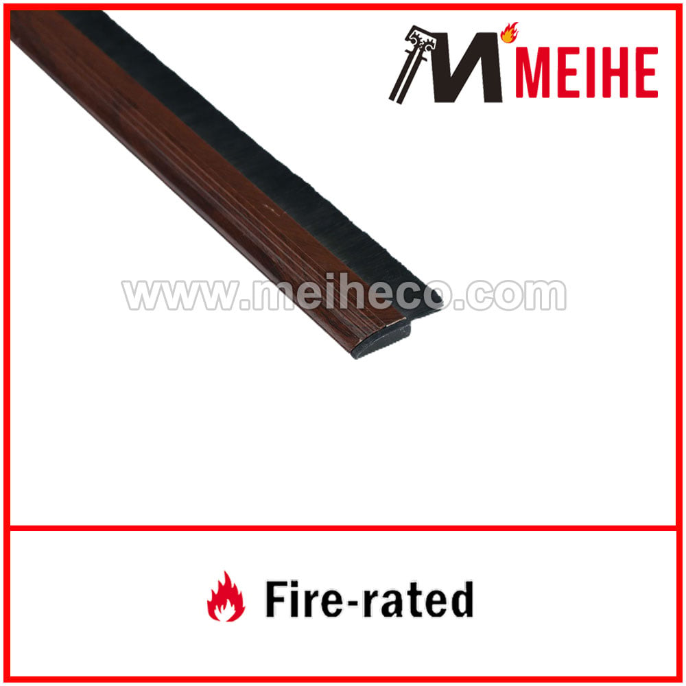 YDS617 Door Seals Bottom Sweeps Wooden Casing with Nylon Brushes