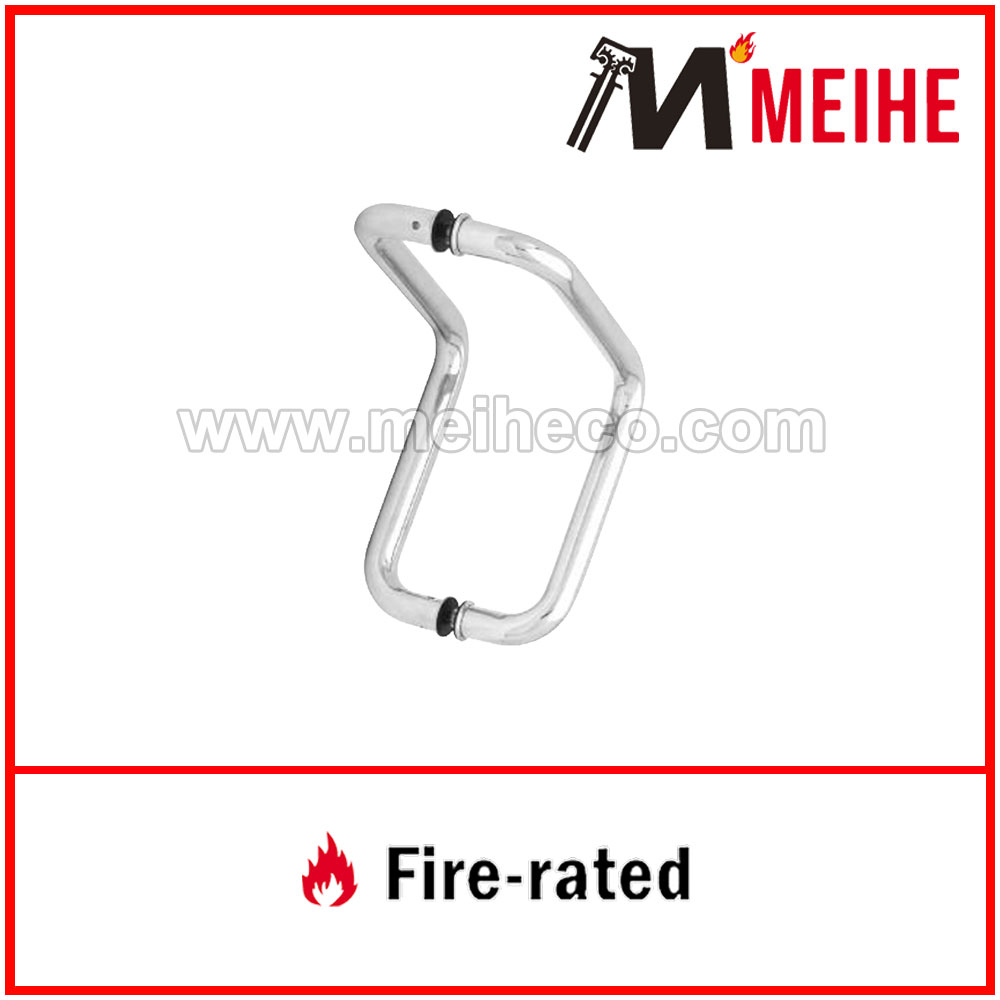YTCV Modern Style Glass Mounted Elbow Pull Handle Stainless Steel for Hotel Application Low Price Series