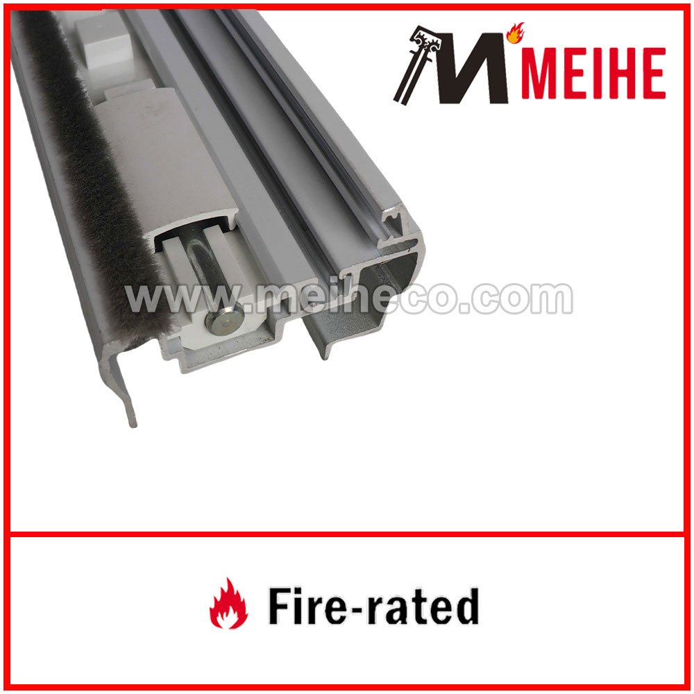 YDW607 High Quality Commercial Door Locking Astragals North American Popular Outswing Neoprene Gasket Industrial Aluminium