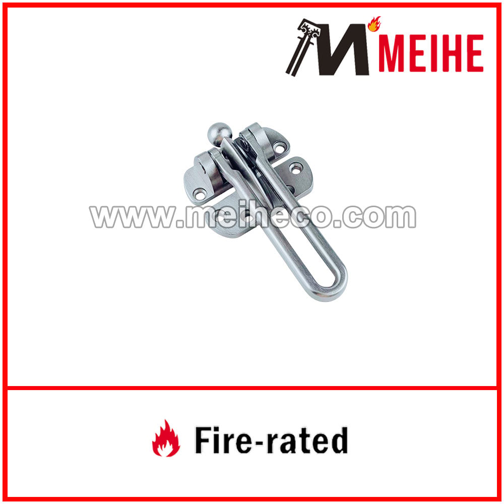 DG001 Popular Industrial Style Stainless Steel Door Defender U Swing Bar Lock Guard for Hinged Swing-In Door Security & Safety