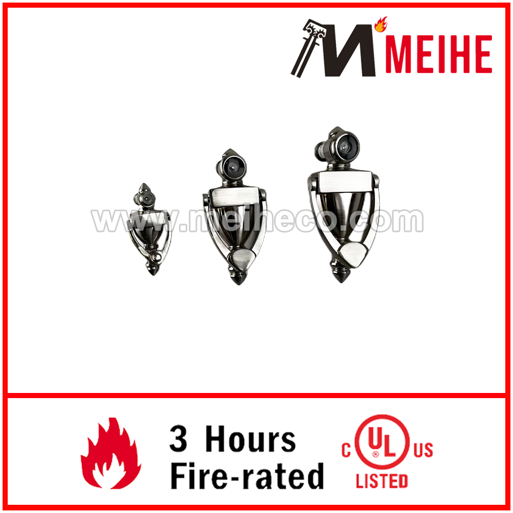 DK001 Industrial Style Cat's Eye Door Knocker Fire-Proof Door Viewer for Wooden Door Security Made of Aluminium and Zinc Alloy