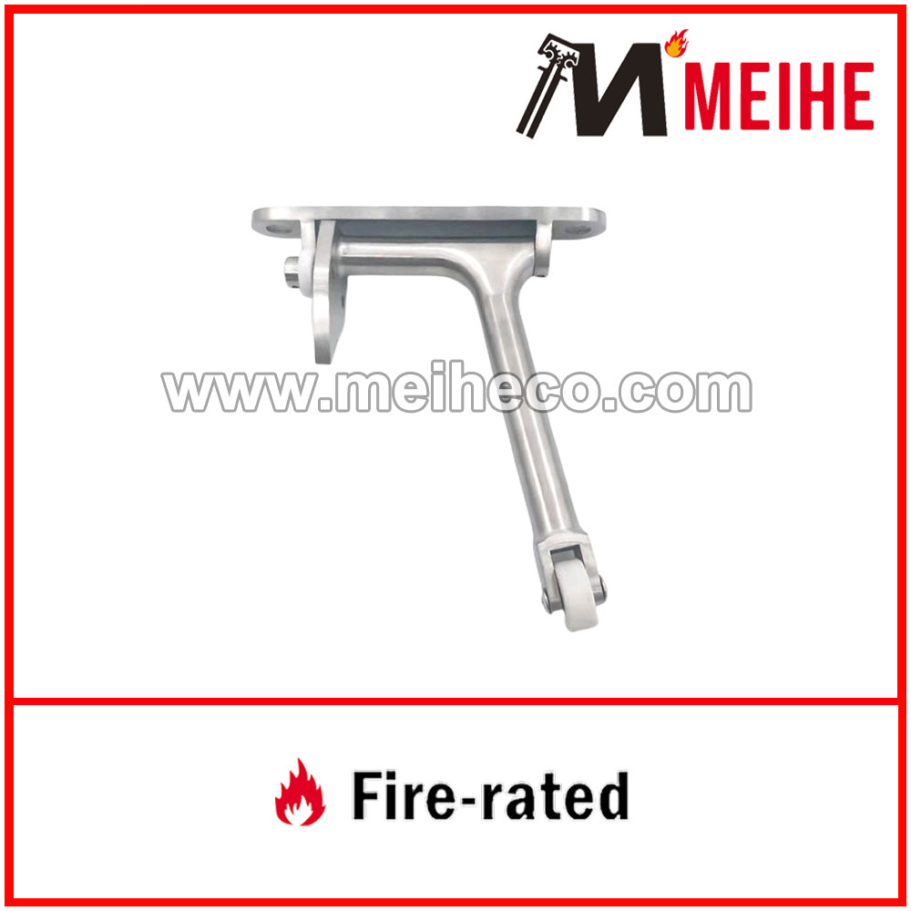 DC001 Heavy Duty Industrial Design Stainless Steel Gravity Door Coordinator Satin Finish 1-Year Warranty
