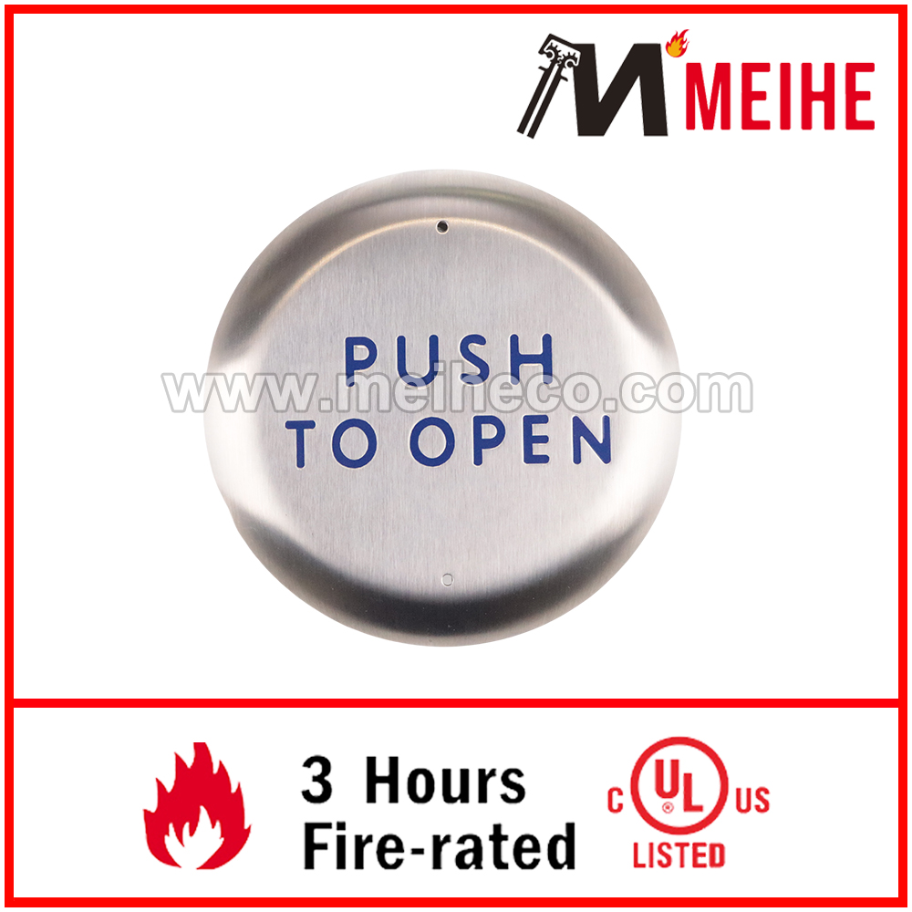4.5 Inch Round Push Plate Modern Design Stainless Steel Material Made in China Low Price-10PBR45