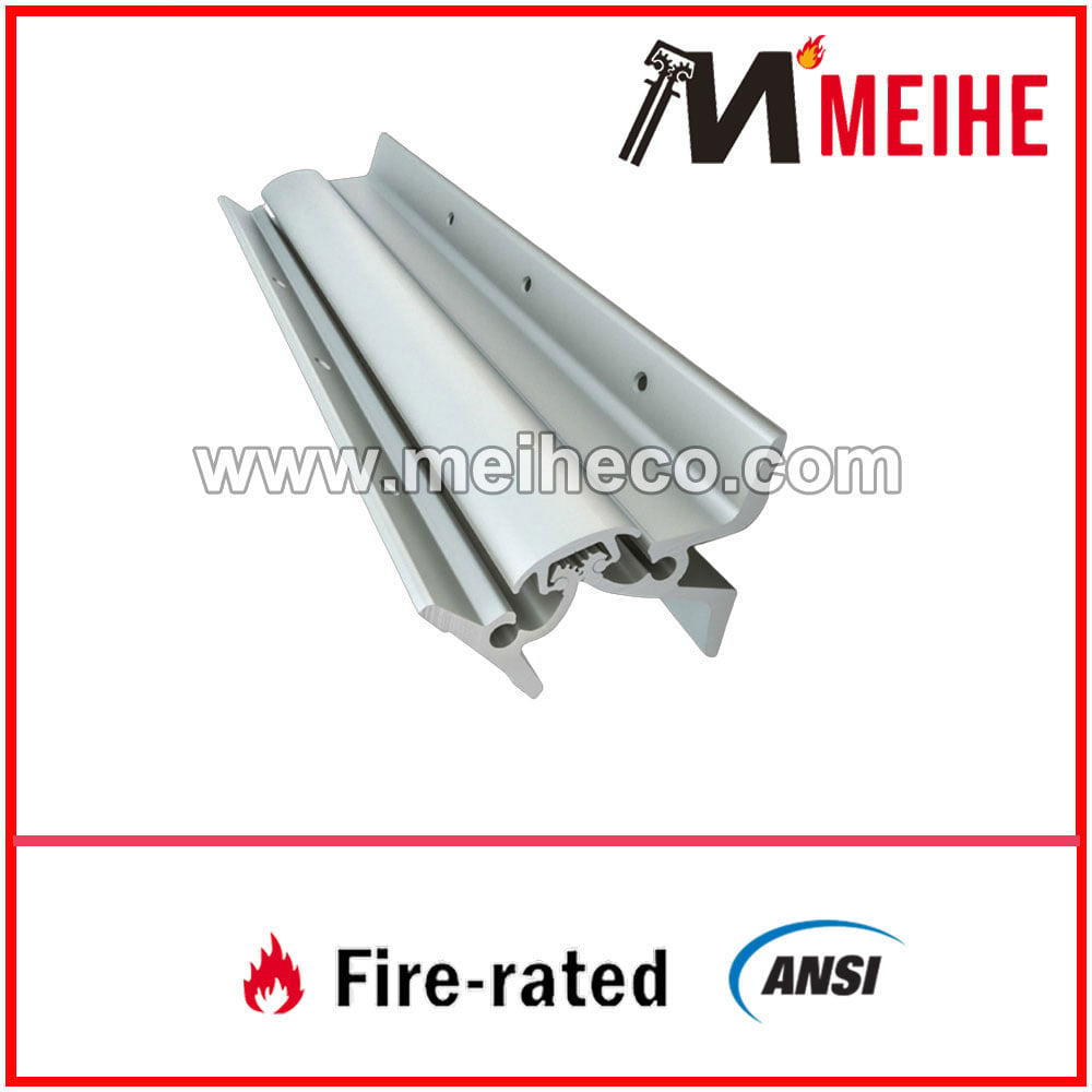 YHG018 Satin Finish Aluminum Zinc Alloy Behavioral Health Door Modern Design Continuous Geared Hinge Swing Door Double Swing