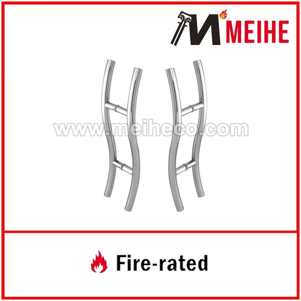 YTSL/RP S-Style Modern Stainless Steel Ladder Pull Handles Glass Mounted for Hotel Use