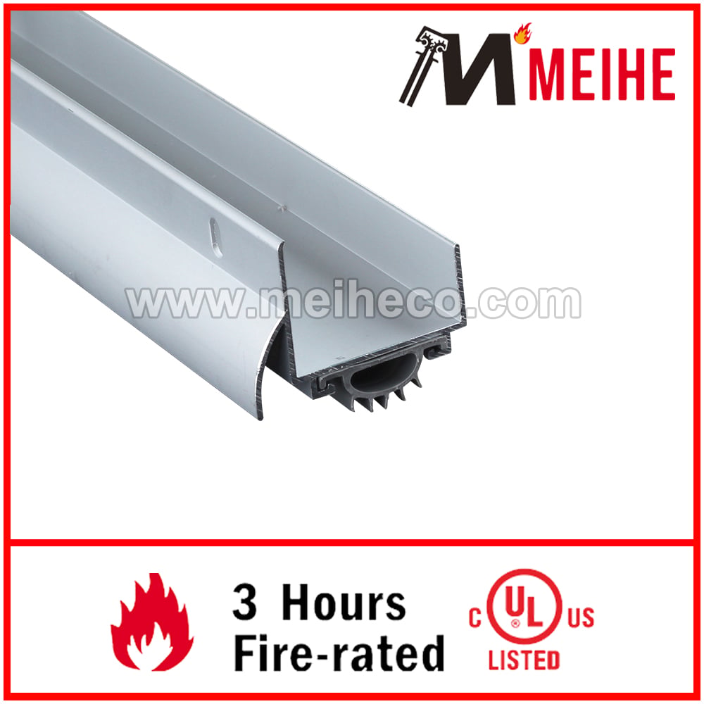 YDS106 Modern design aluminium U-vorm kastdeur schoenopbergafdichting lage prijs grijs vinyl inleg China hardware