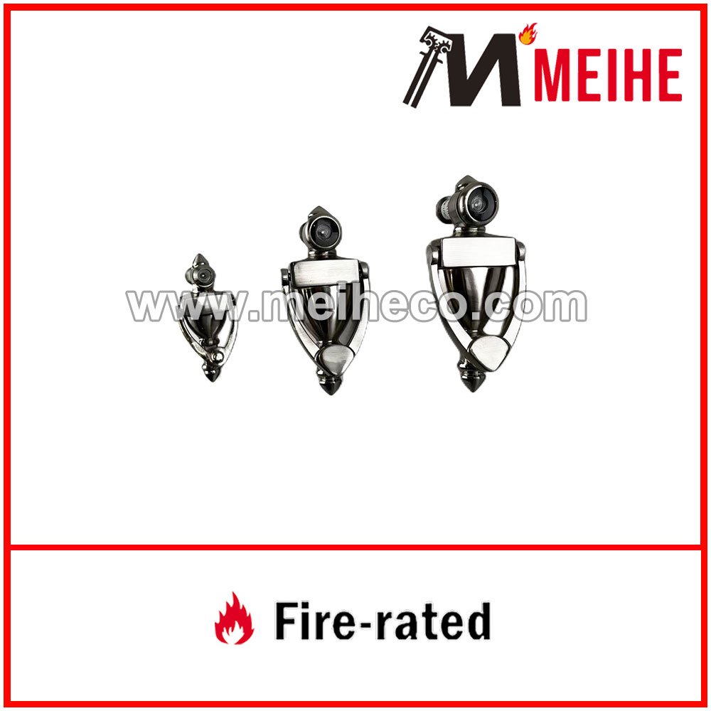 DK001 Industrial Style Cat's Eye Door Knocker Fire-Proof Door Viewer for Wooden Door Security Made of Aluminium and Zinc Alloy