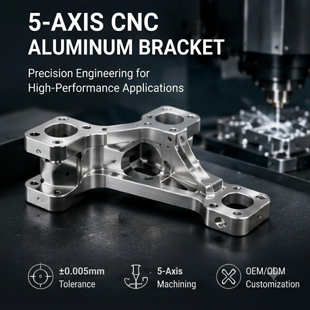 Custom 5-Axis CNC Aluminum Structural Components for Lightweight Engineering Applications Rapid Prototype to Production