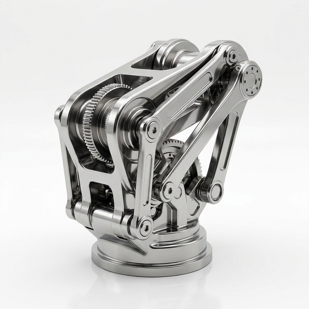 ±0.005mm Precision Custom 5-Axis CNC Milling Medical Titanium Surgical Robot Arm Joint Component Prototyping For Robotic System