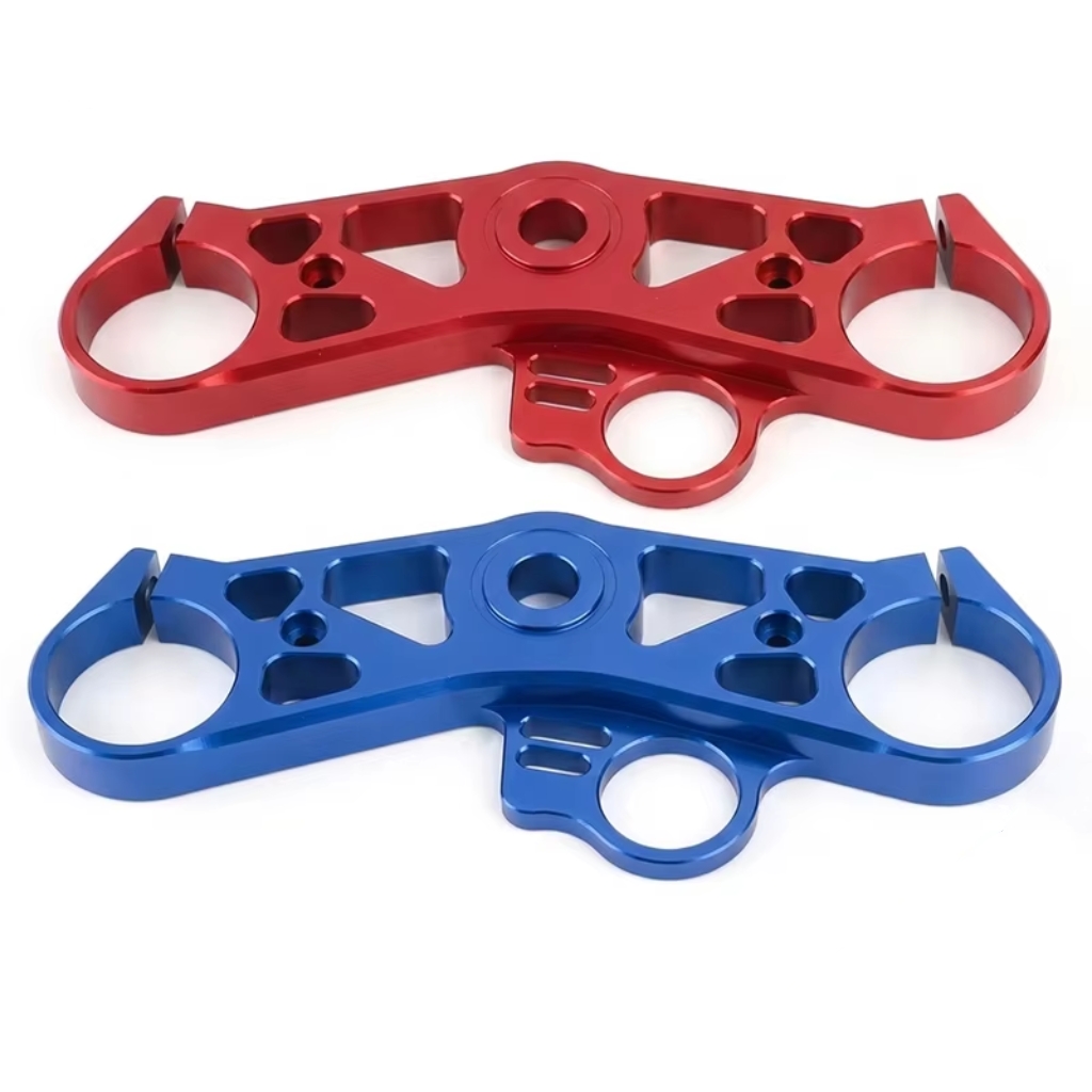 Pro-Series CNC Billet Aluminum Upper Triple Tree Clamp High-Performance Triple Clamp Upgrade for Street & Dirt Bikes Ultra-Lightweight & Precision Machined