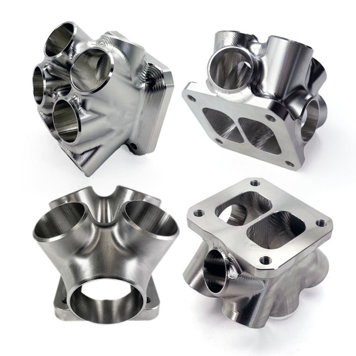 Ultimate Custom Aluminum High Flow Intake Manifold Racing Performance Aerospace Multi-Port Intake Manifold Precision CNC Machined ±0.005mm Tolerance Racing Parts