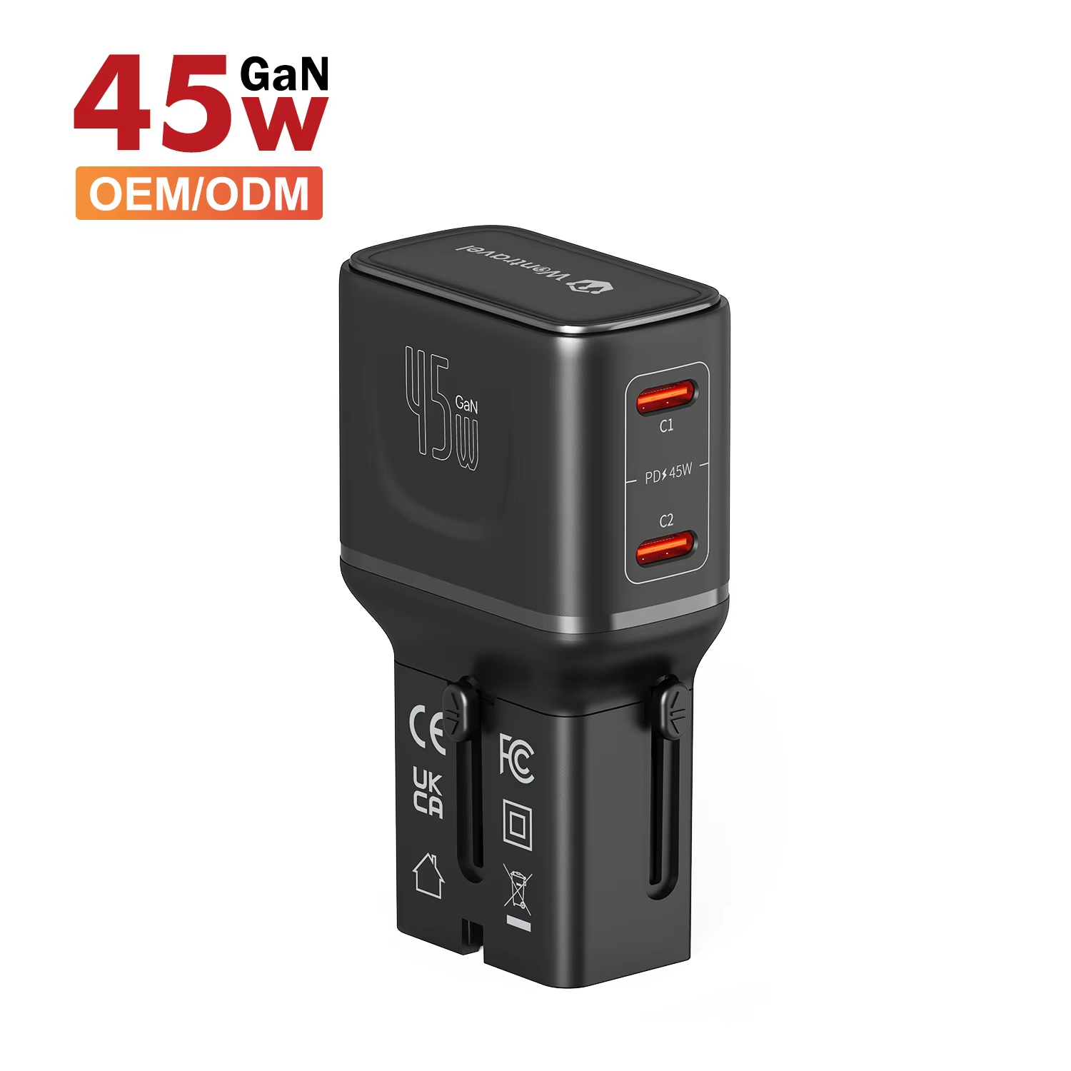 1For PD45W Mini All-in-One PD 3.0 Laptop Travel Plug Adapter Dual Fast Charging Ports Fire Retardant Electric Universal.png