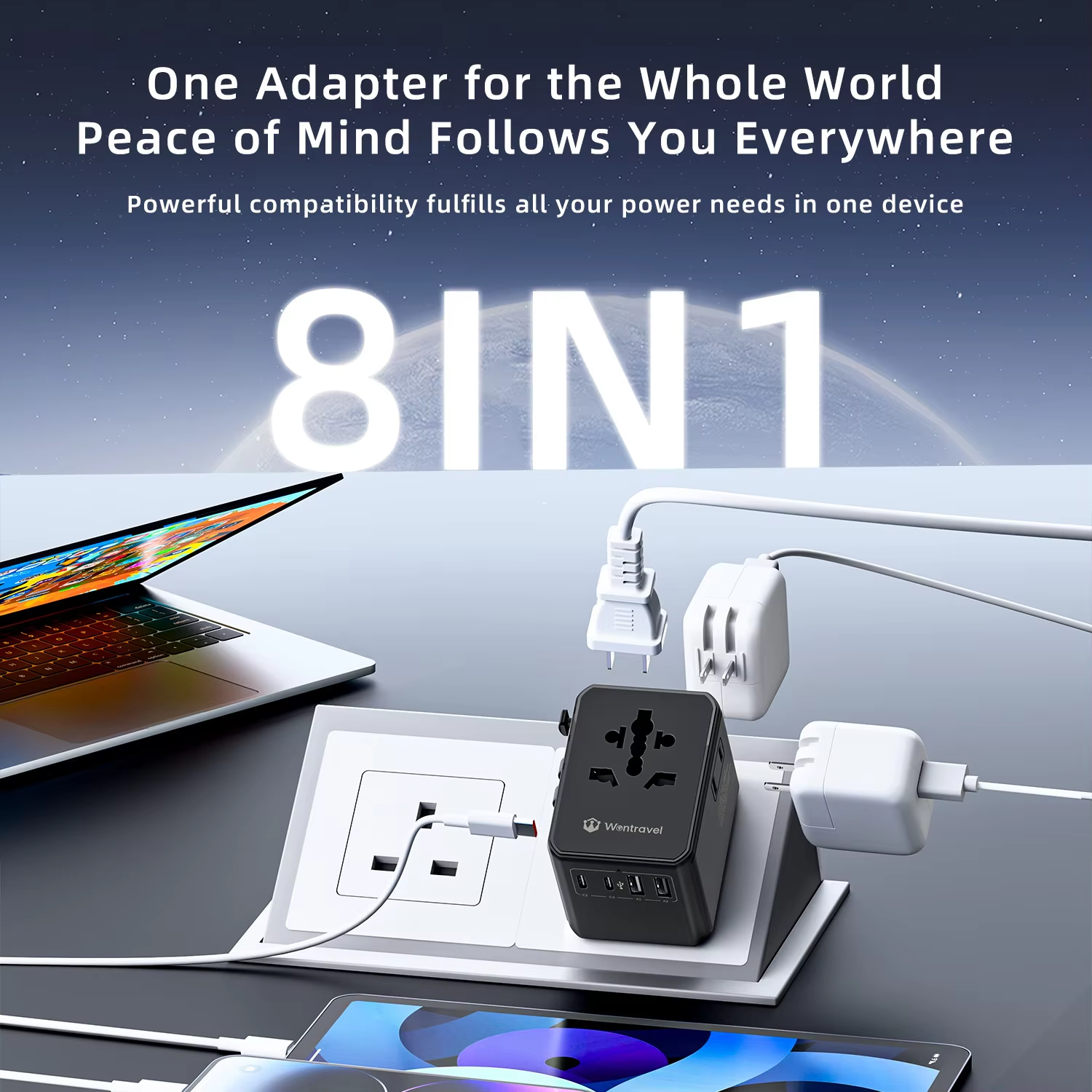 2Wontravel 70W GaN Fast Charging Electric Plug 3AC Sockets Global Universal Travel Adapter Mobile Phones for Travel.png
