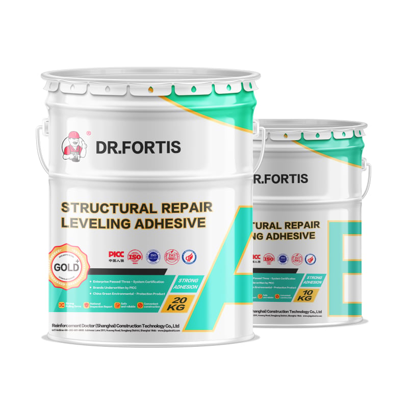 Structural repair leveling adhesive