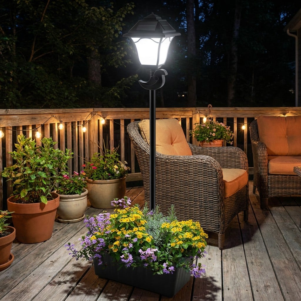 patented solar flowerpot light series-0