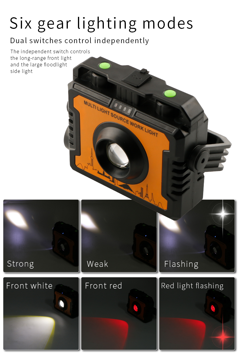 solar rechargeable camping light with stand hook  power bank usb type c-15