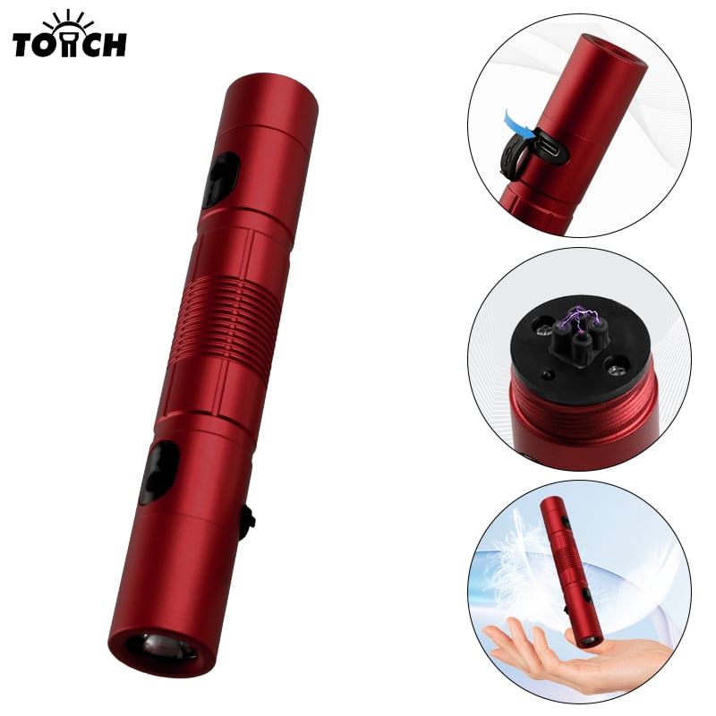 cigarette lighter rechargeable flashlight Harley-Davidson Flashlight, Powerful LED 12700022 is easy to one Rechargeable Waterproof Windproof Double Arc