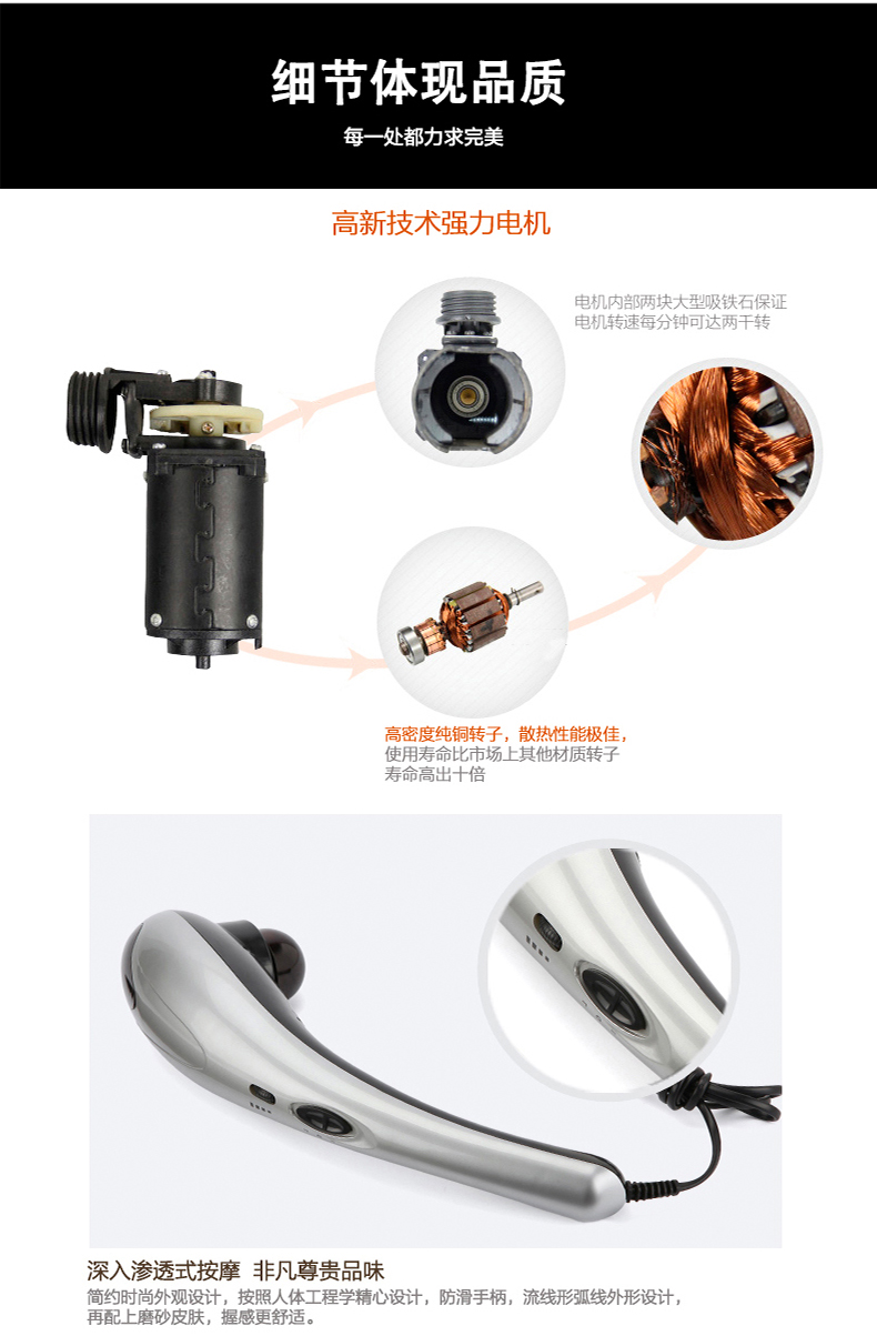 Contoured Ergonomic Architecture for Smooth Full-Body Percussion