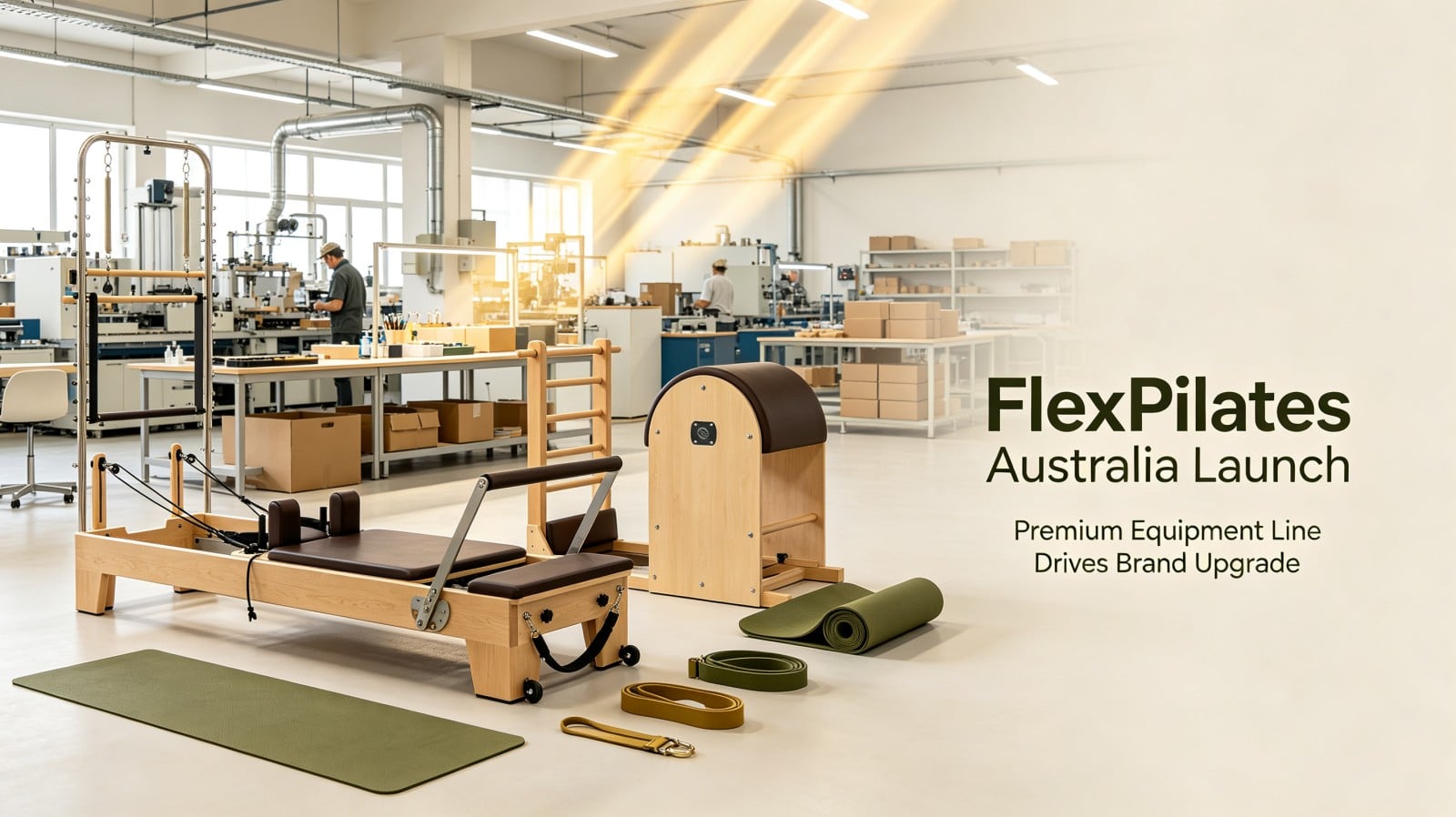 Our Supply & Manufacturing Services Help FlexPilates (Australia) Launch a Premium Pilates Equipment Line, Boosting Brand Upgrade