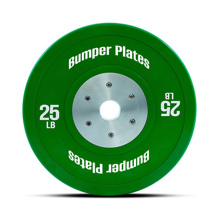 Custom Fitness Power Training Gym Competition Rubber Color Bumper Barbell Weight Lifting Plates
