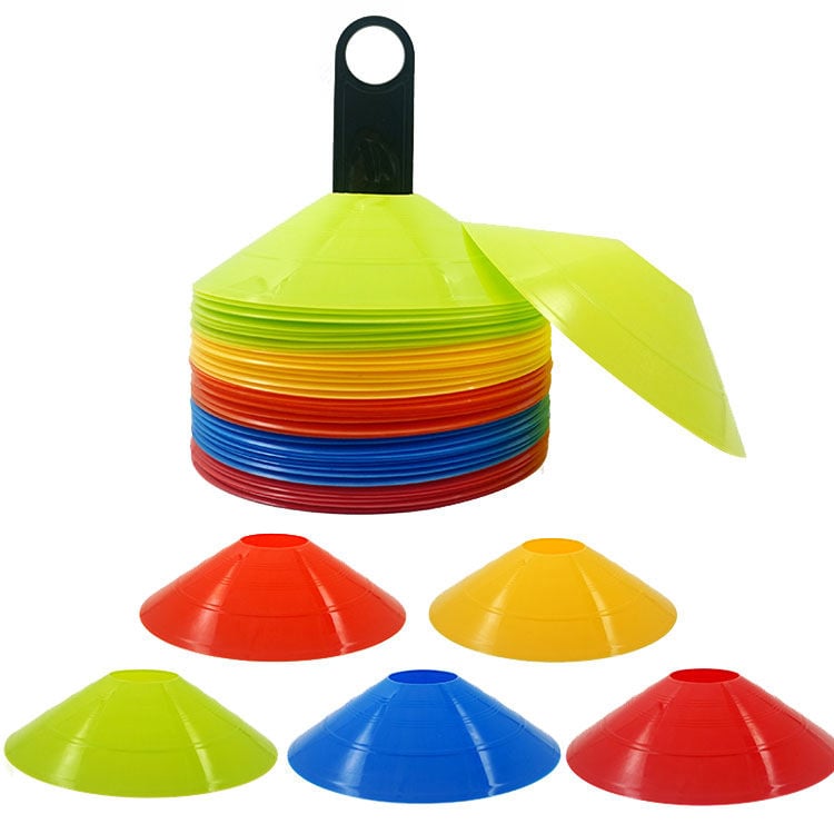 Flexible Multi Color Football Fitness Training Soccer Agility Cones Set