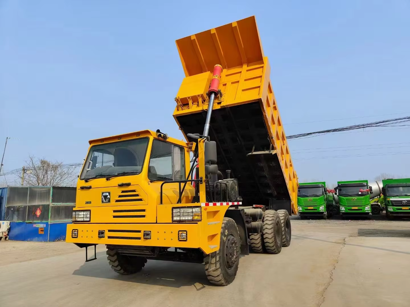 Used 90tons Mining Dump Truck Heavy Electric Drive Rigid Dump Truck Best Sale factory