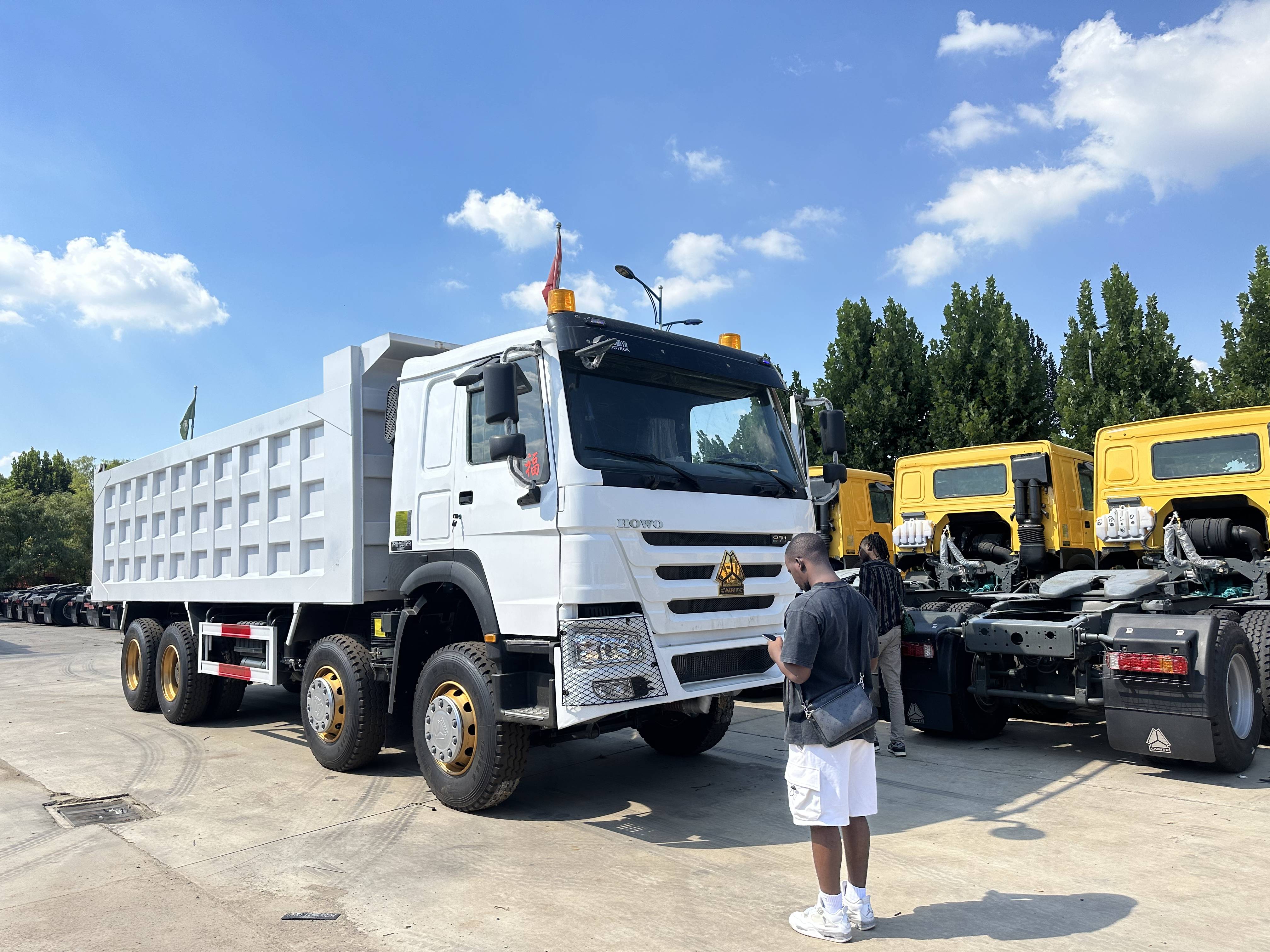 Used Trucks For Sale: 8X4 HOWO Dump Truck For Africa
