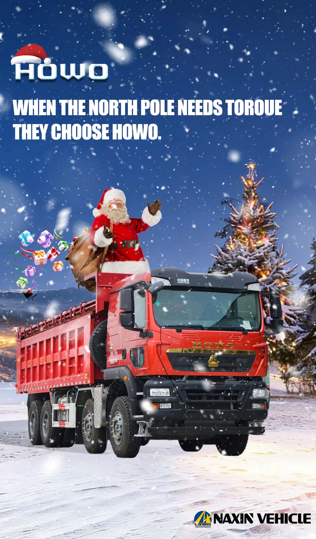 When The North Pole Needs Torque They Choose Howo.