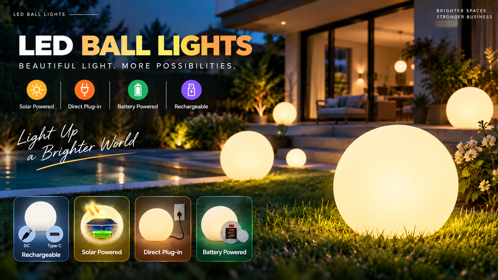 LED Ball Lights Buying Guide: How to Choose the Right Size, Power Supply & Features