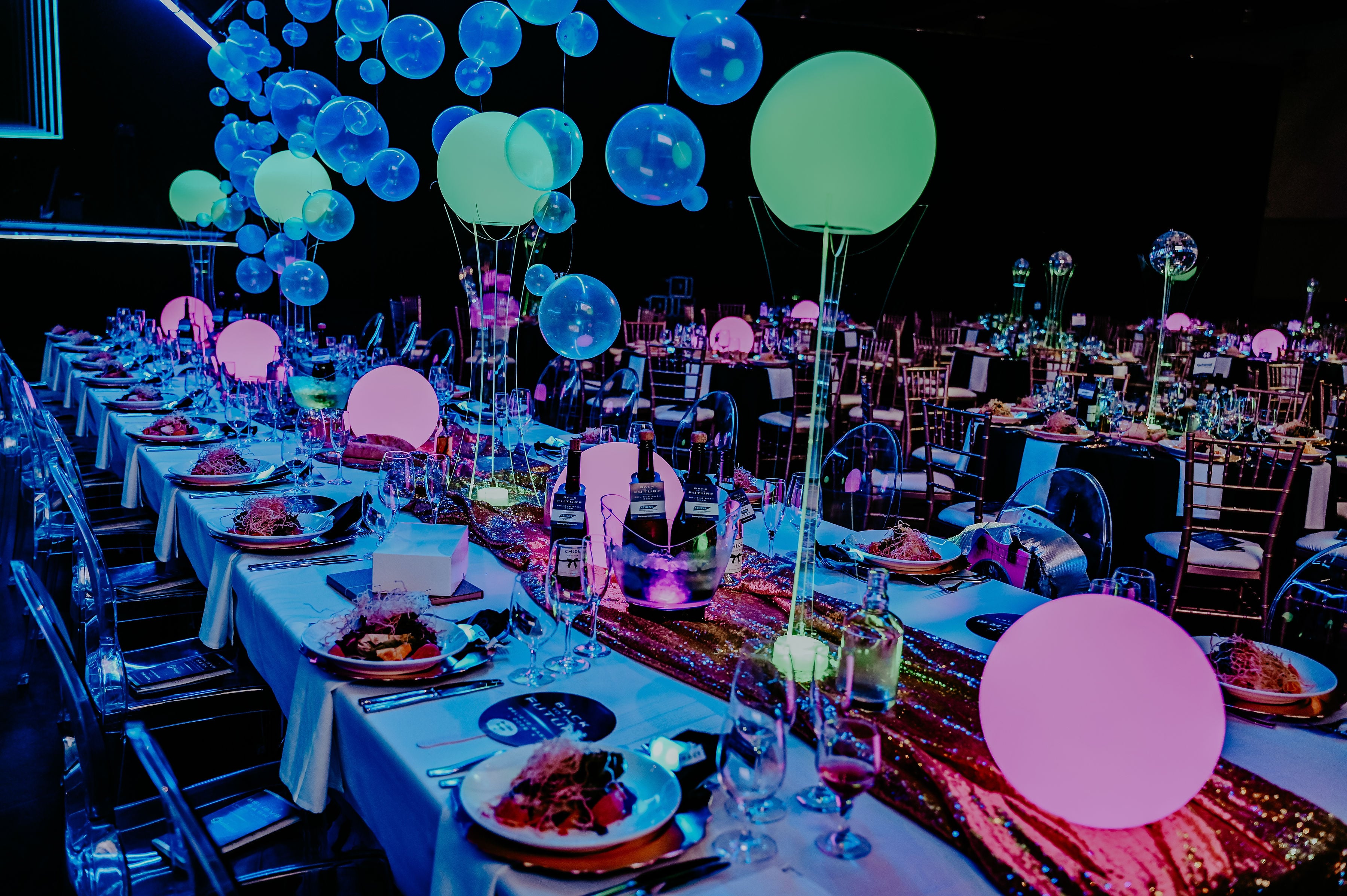 LED sphere lighting for seasonal event projects