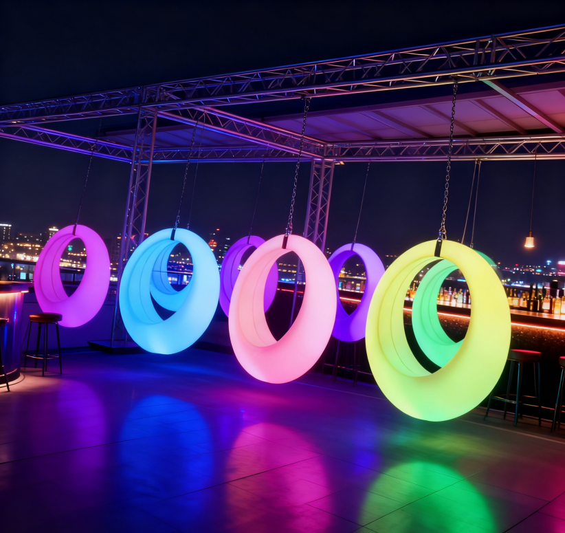 Durable LED lighting solutions designed for events, rental companies and temporary installations.