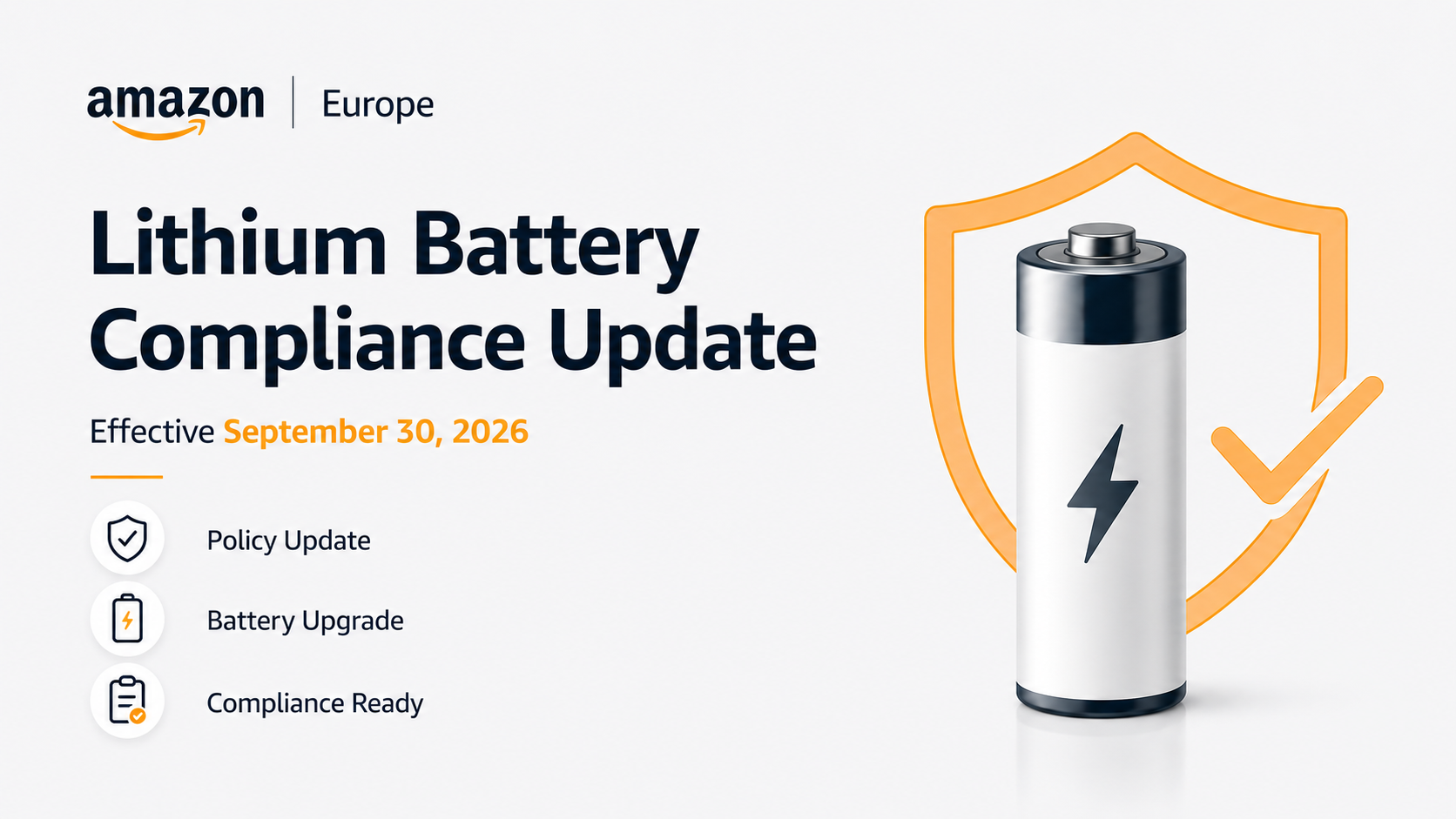 Amazon Europe’s Lithium Battery Compliance Update: What LED Product Buyers Need to Know