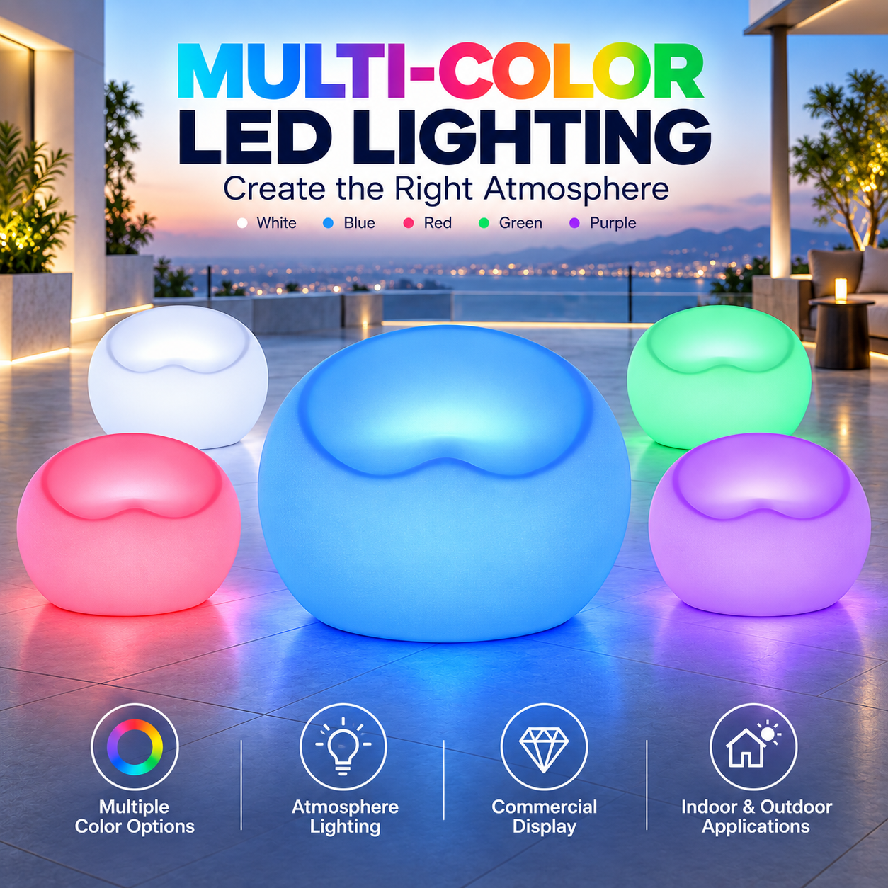 16 Colors Led Sofa Chair Amazing Led Chairs and Tables for Bars CE ROHS Stool bar Chairs