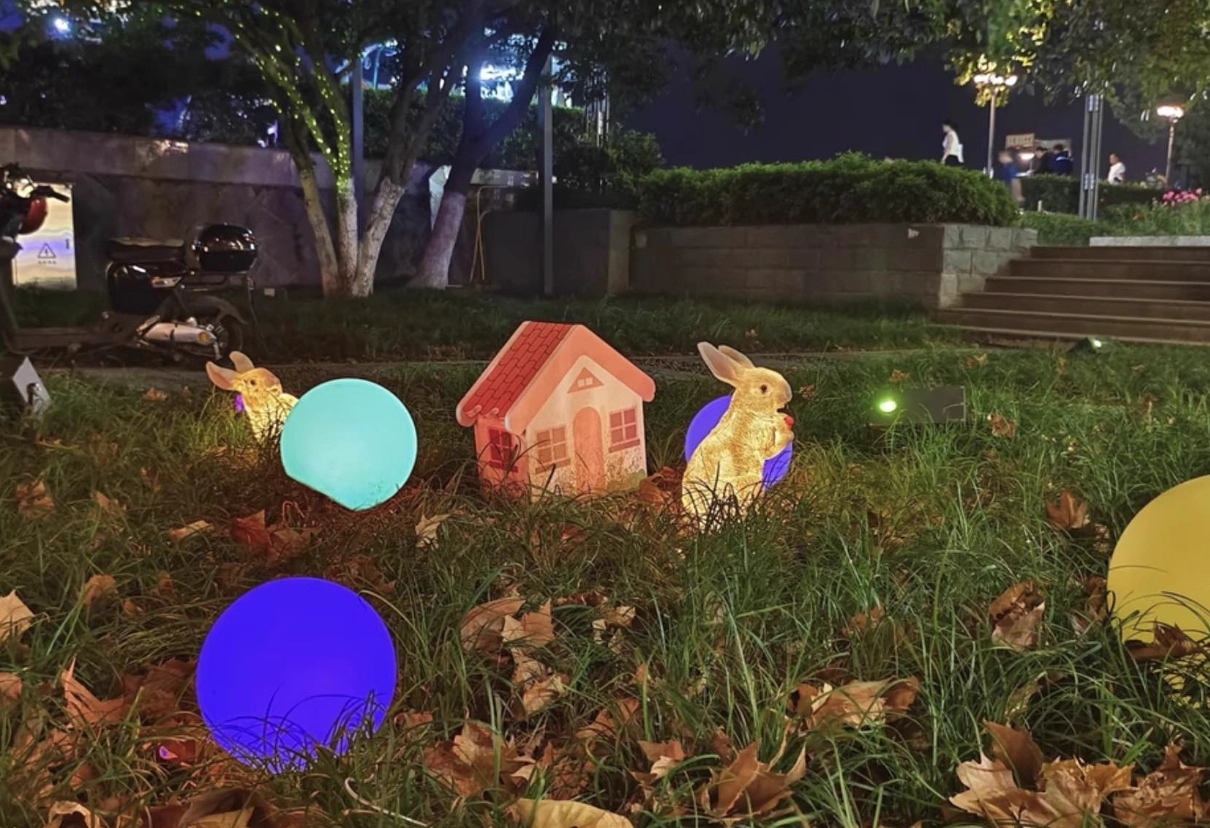 led glow balls for landscape  garden design-3