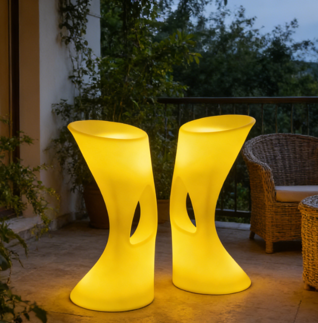 LED High Bar Cocktail  Chair