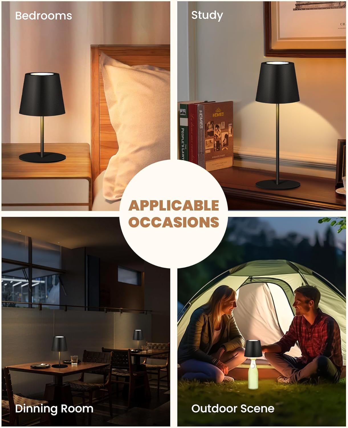 Cordless RGB Bottle Table Lamp 3 Level Dimming 3 Level Dimming supplier