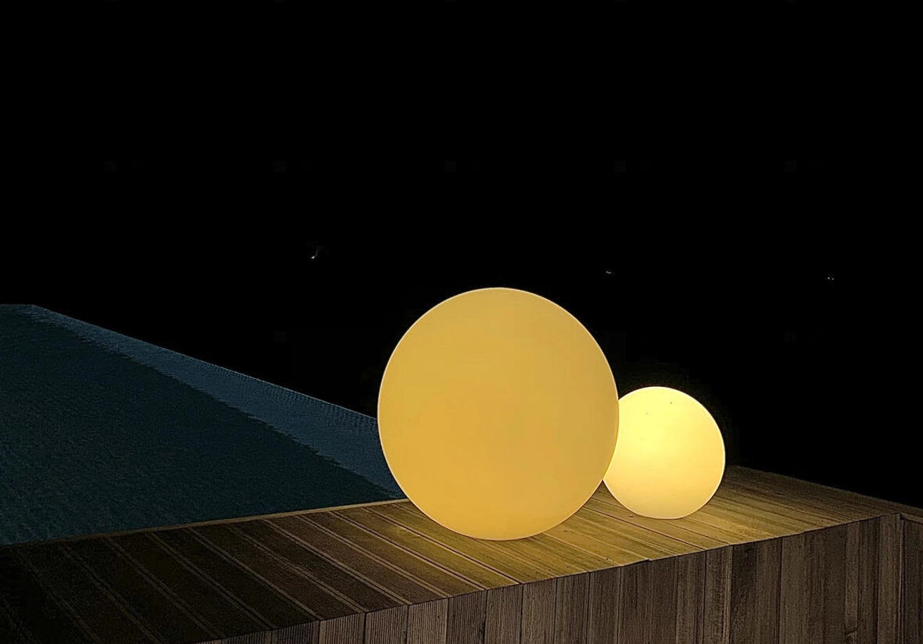 led glow balls for landscape  garden design-4
