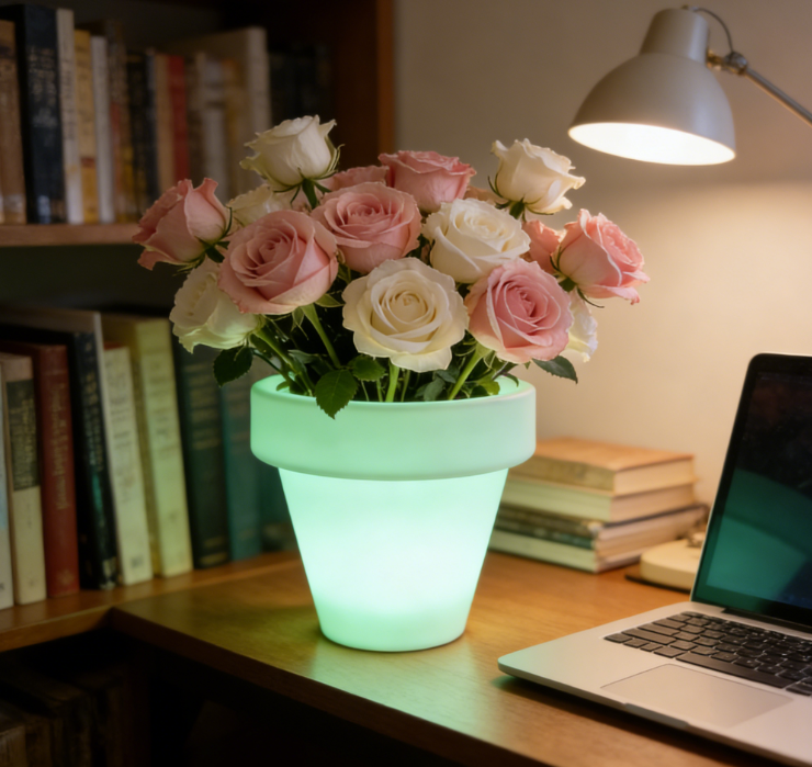 IP65 LED Flower Pot Light Garden Light Luminous Lawn Light Christmas Decoration Backyard Decor Garden Decoration Outdoor