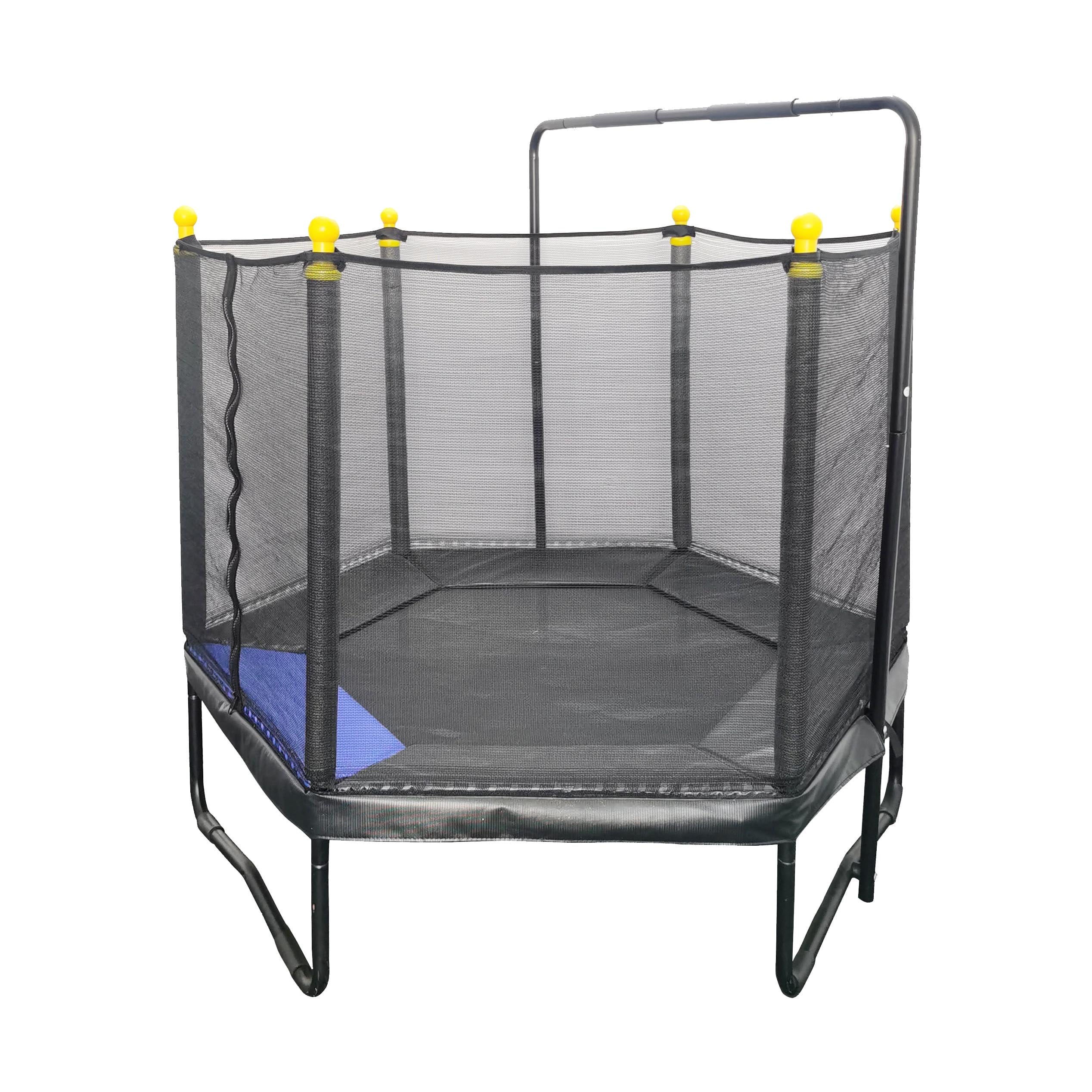 (HC-MT014)hexagon Kids trampoline with safety net