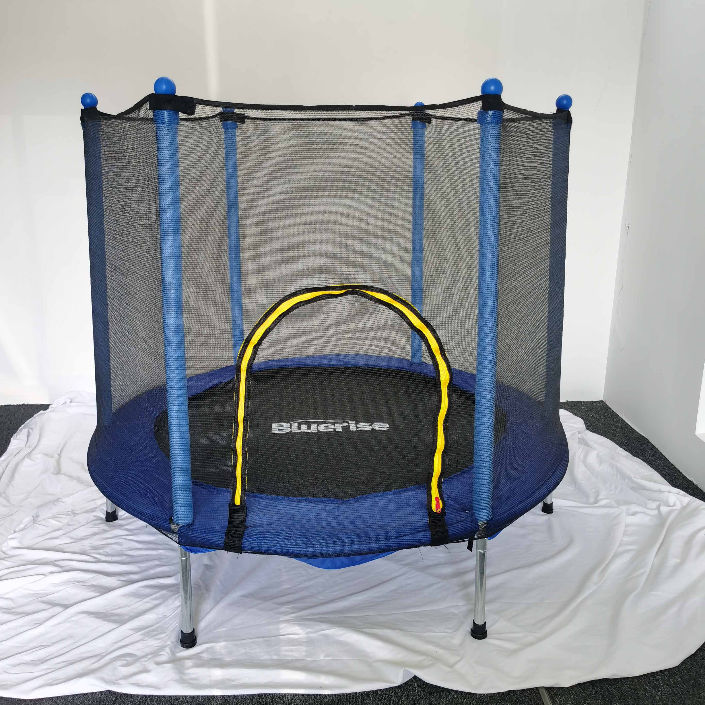 55inch kids trampolien with net 