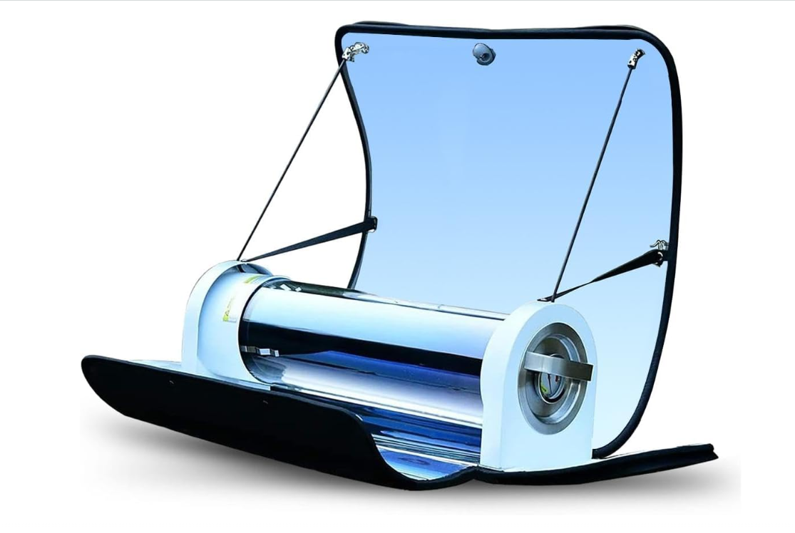 Solar Oven Portable Oven-4.5L Large Capacity Solar Cooker Outdoor Oven Camping Stove with Thermometer For 2-3 People Backpacking Hiking Family Party