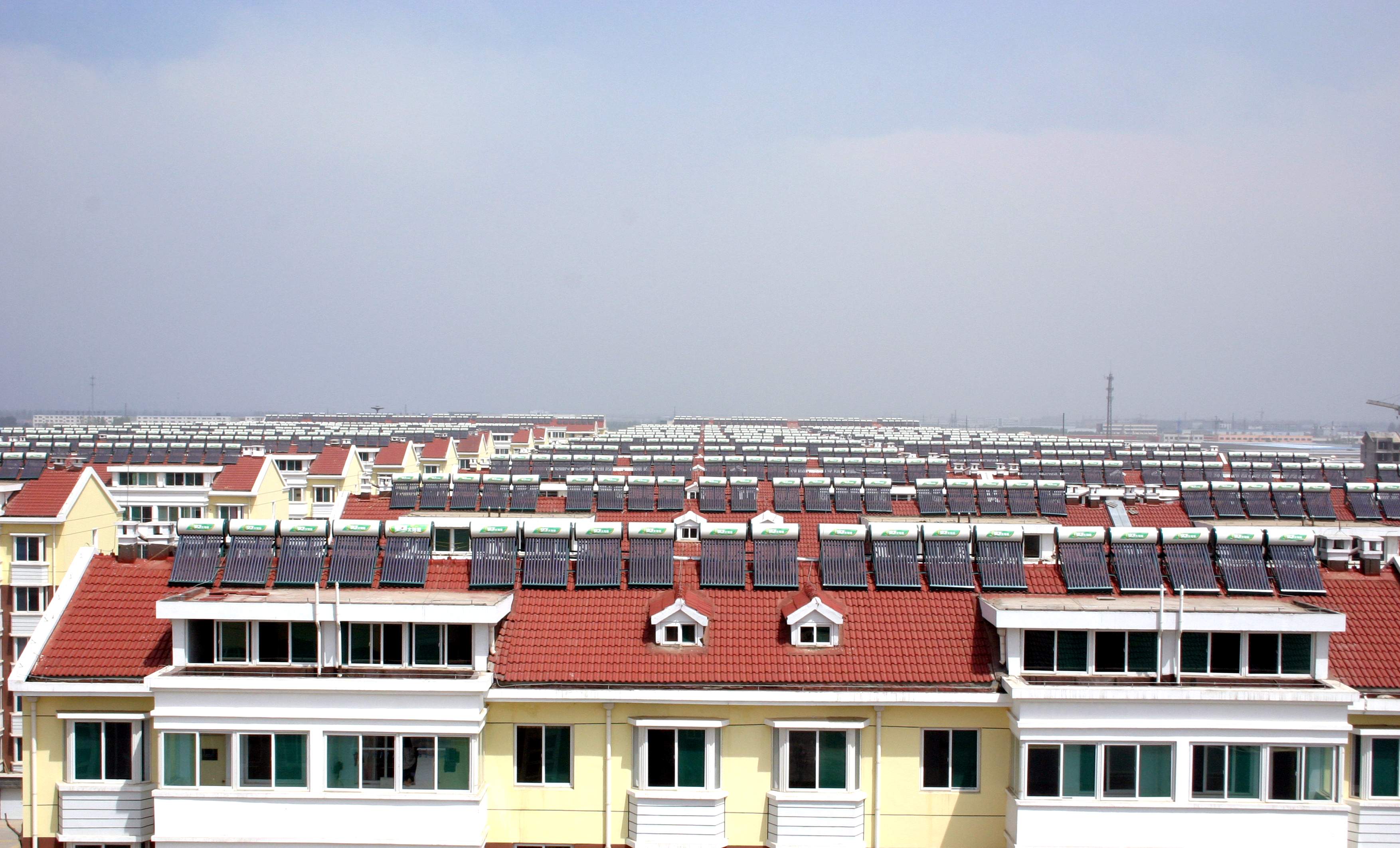 Community Residents Solar Hot Water
